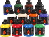 Pigment Art School, Standard-Farben, 12x500 ml