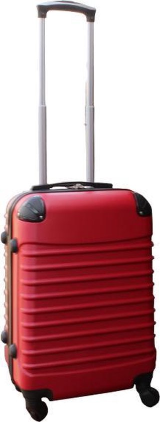 Travelerz handbagage koffer met wielen 39 liter - lichtgewicht - cijferslot - rood