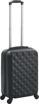 Reiskoffer hardcase met 360 graden wielen Zwart (INCL Reisetui) - Rolkoffer harde koffer - Hardcase trolley - Lichtgewicht reiskoffer