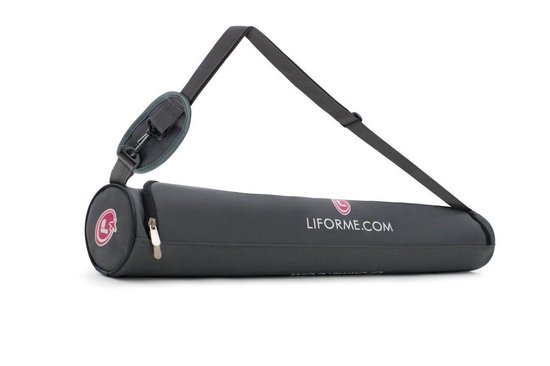 Liforme Yogamat - Oranje - 68 x 185 x 0,42 cm - Inclusief draagtas - Uitstekende Grip & Schokdemping - Zeer sterke en uiterst stabiele ondergrond voor alle yoga oefeningen - AlignForMe Systeem van Liforme — afbeelding 3