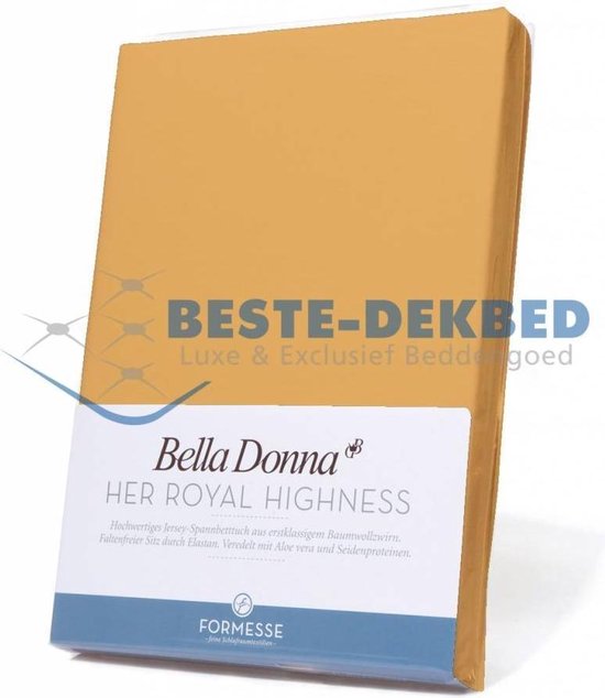 Bella Donna Hoeslaken Jersey - 200x220 / 240 - safran