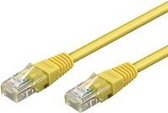 CAT5E Netwerkkabel - RJ45 - geel - 0.5 m