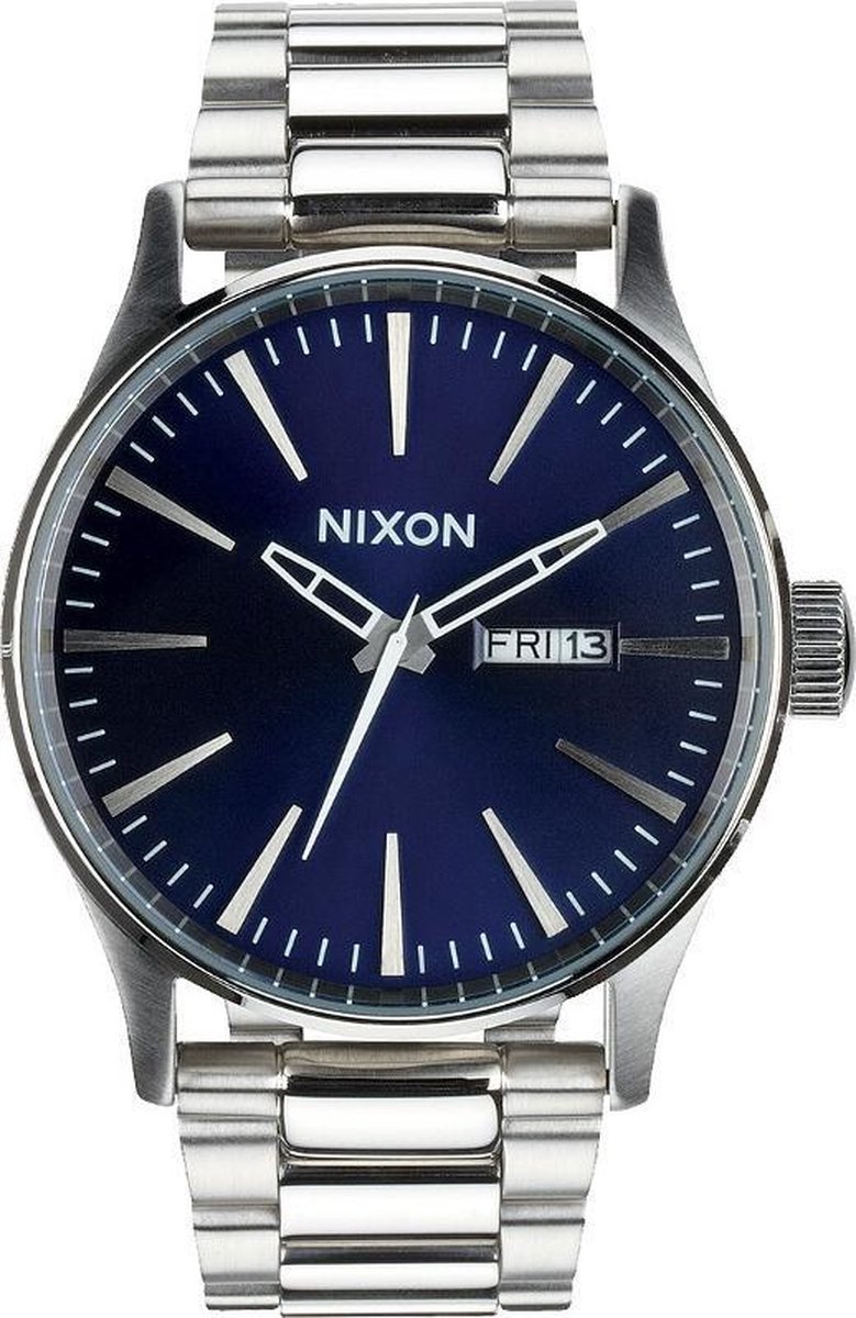 Nixon Sentry SS A3561258 - Horloge - Staal - Zilverkleurig - 42mm