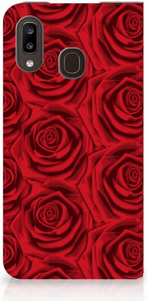 Samsung Galaxy A30 Smart Cover Red Roses