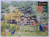 Wandbord - Oliver ''Finest In Farm Machinery'' -30x40cm-