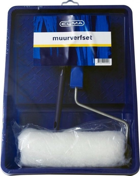 Muurverf roller wegwerp set 4 delig 18 cm