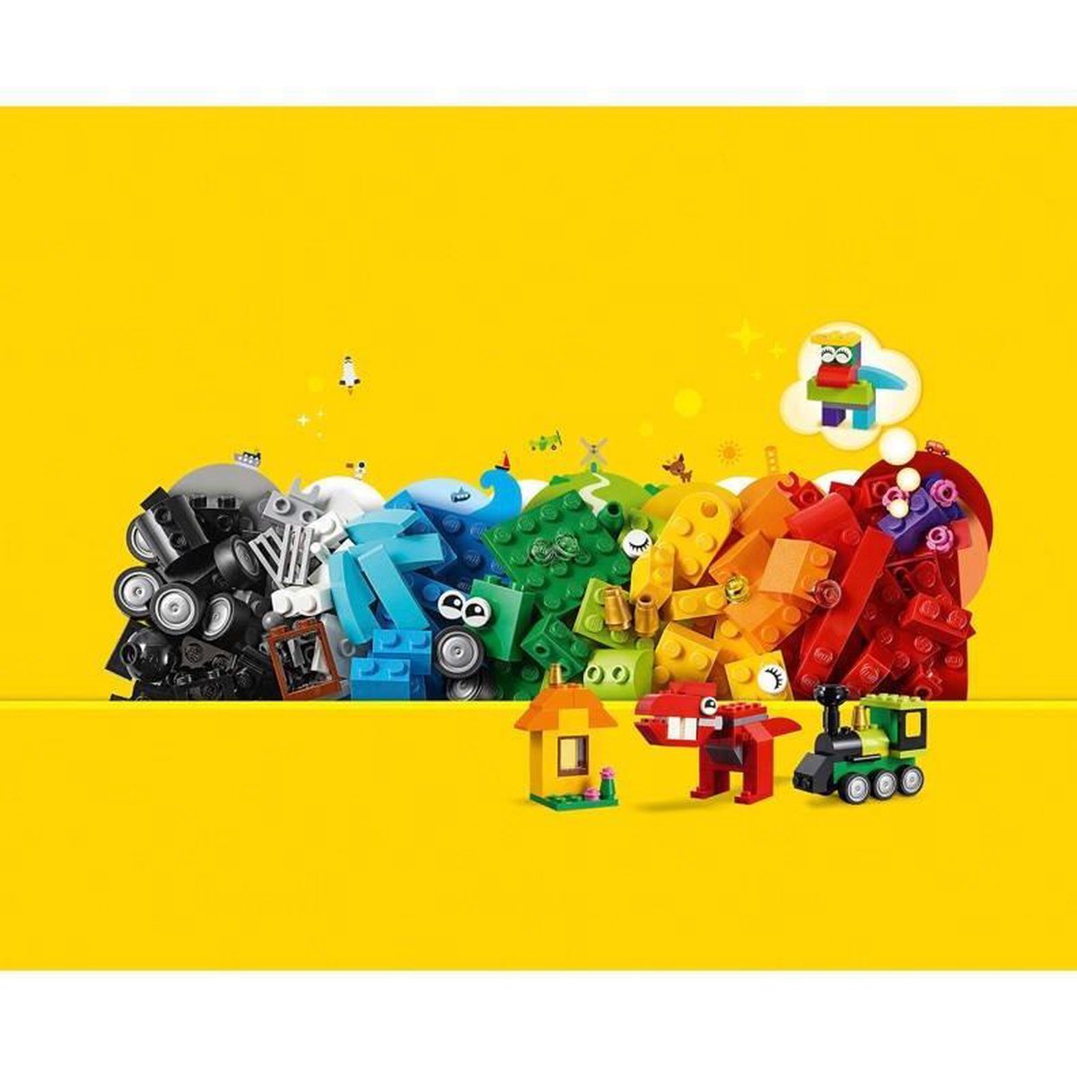 LEGO Classic 11001 Des Briques Et Des Idées Jeu de Construction Enfant