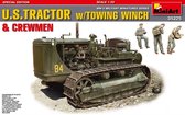 Miniart - U.s.tractor  W/towing Winch & Crewmen. S.e. (Min35225)
