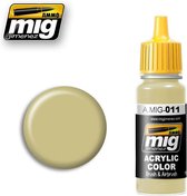 AMMO MIG 0011 Dark Yellow '44 DG I RAL 7028 - Acryl Verf flesje