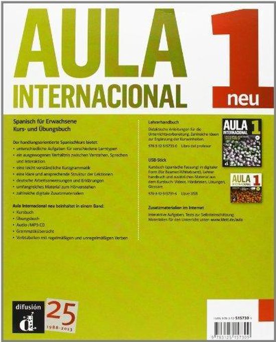 Aula internacional nueva edicion 1 | 9783125157309 | Boeken | bol.com
