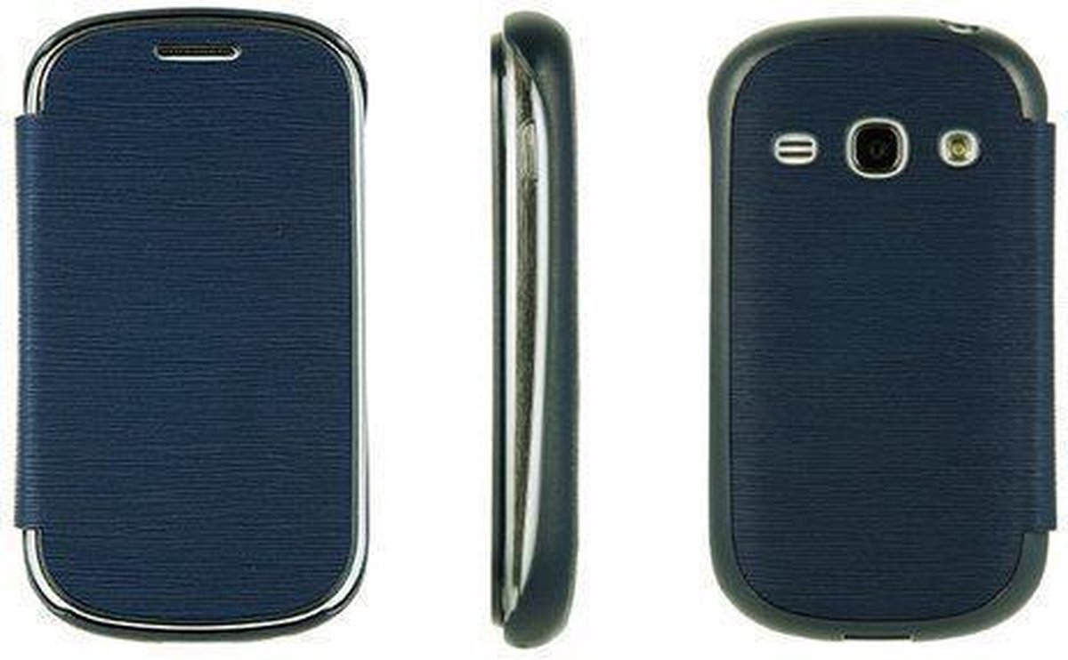 Anymode Collection Flip Case Samsung Galaxy FAME S6810 Blauw