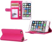 3 pasje iPhone 7 4.7 inch boekstyle / wallet hoesje xssive Pink / Roze