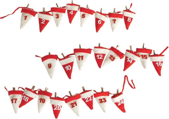 Calendrier de l'Avent Décoration de Noël - Objet de décoration de fête