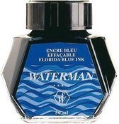 Waterman Vulpen inktpotje Florida Blauw 50ml