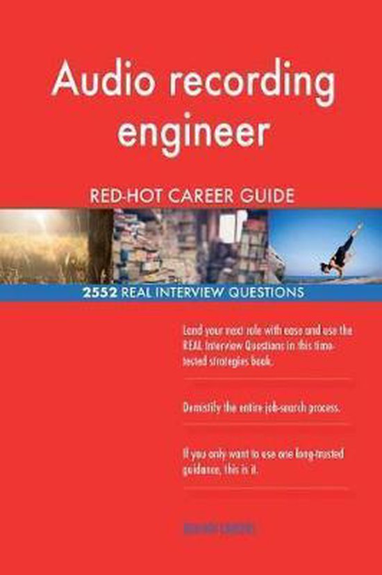 Audio recording engineer REDHOT Career Guide; 2552 REAL Interview