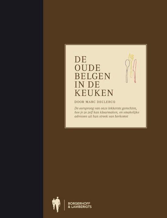 Cover van het boek 'De oude Belgen in de keuken' van M. Declercq