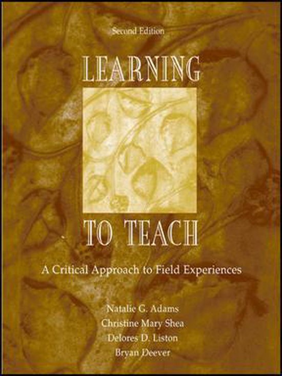 Learning to Teach - cover