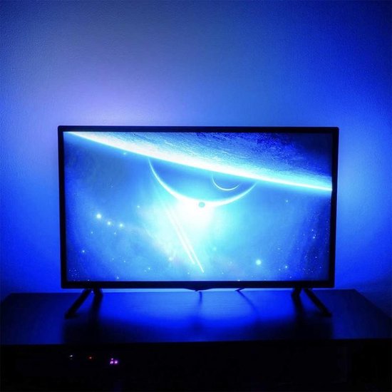 TV LED strip RGB | 1 meter |16 kleuren | Siliconen voering| Buigbaar |  Duurzaam |... | bol.com