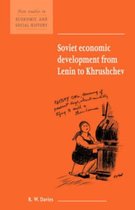 New Studies in Economic and Social HistorySeries Number 34- Soviet Economic Development from Lenin to Khrushchev