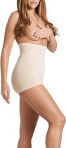 NOMI Shapewear - Licht Corrigerende Hipster High Waist van Katoen voor Buik, Billen en Heupen - Beige - Maat L