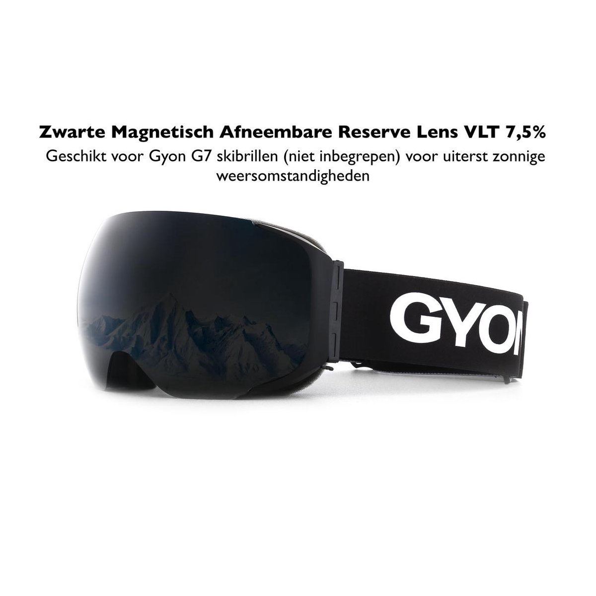 Gyon® G7 Magnetisch Verwisselbare Zwarte Reserve Lens | bol.com