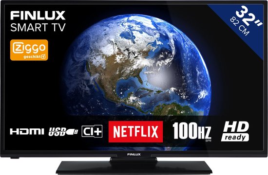 Finlux FL3230SWK - 32 inch TV (81 cm ) - LED - SMART TV - HD-Ready | bol.com