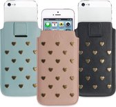 fab. iPhone 5 / 5C / 5S Pouch Studs Salmon
