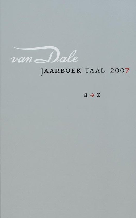 Cover van het boek 'Van Dale Jaarboek taal / 2007'