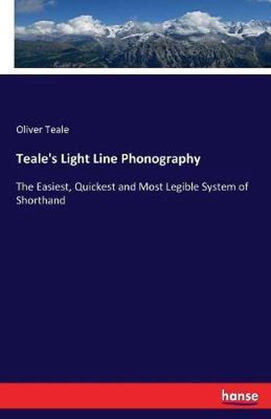 Teale's Light Line Phonography - cover