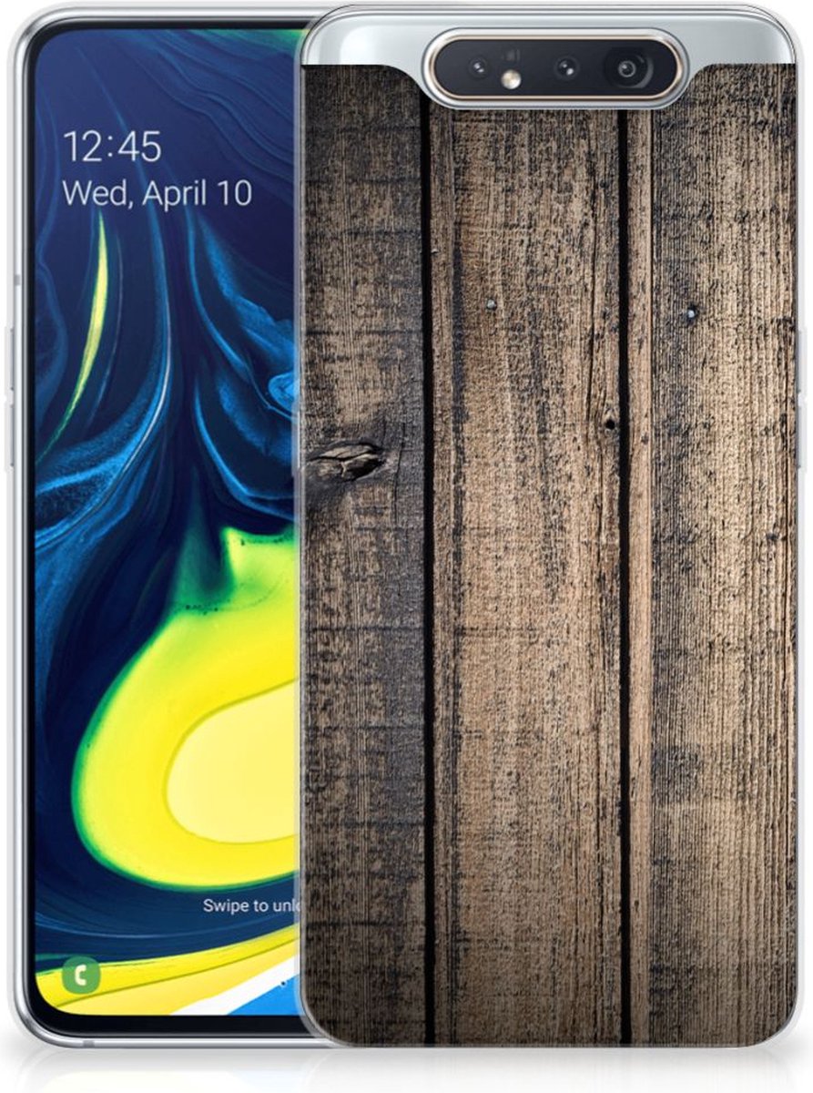 Samsung Galaxy A80 Bumper Hoesje Steigerhout