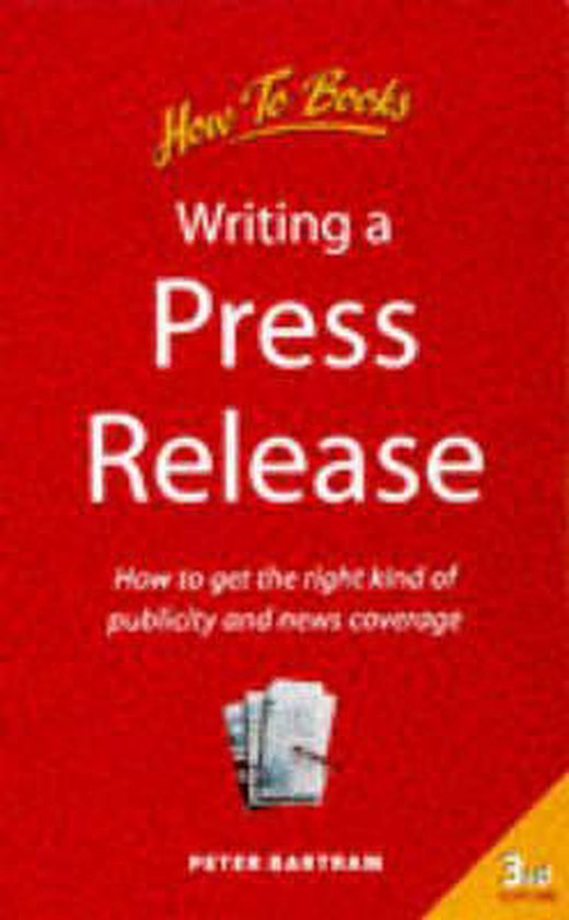 Writing a Press Release - cover