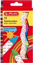 Herlitz 8648206 krijt Multi kleuren 12 stuk(s)