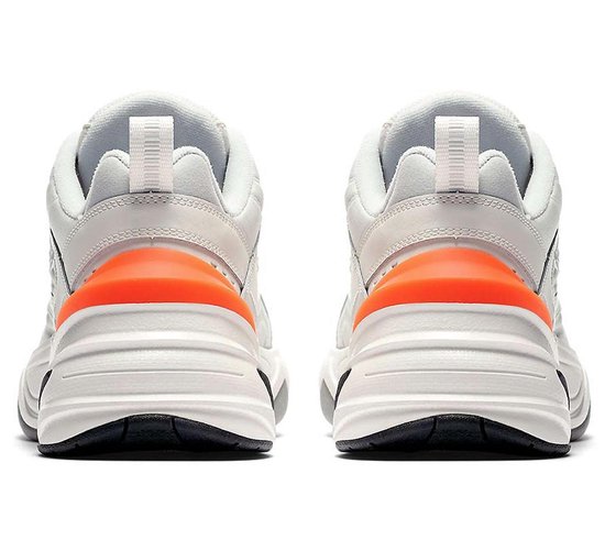 Nike M2K Tekno Sneakers - Maat 40.5 - Unisex - Wit/Grijs/Oranje | bol