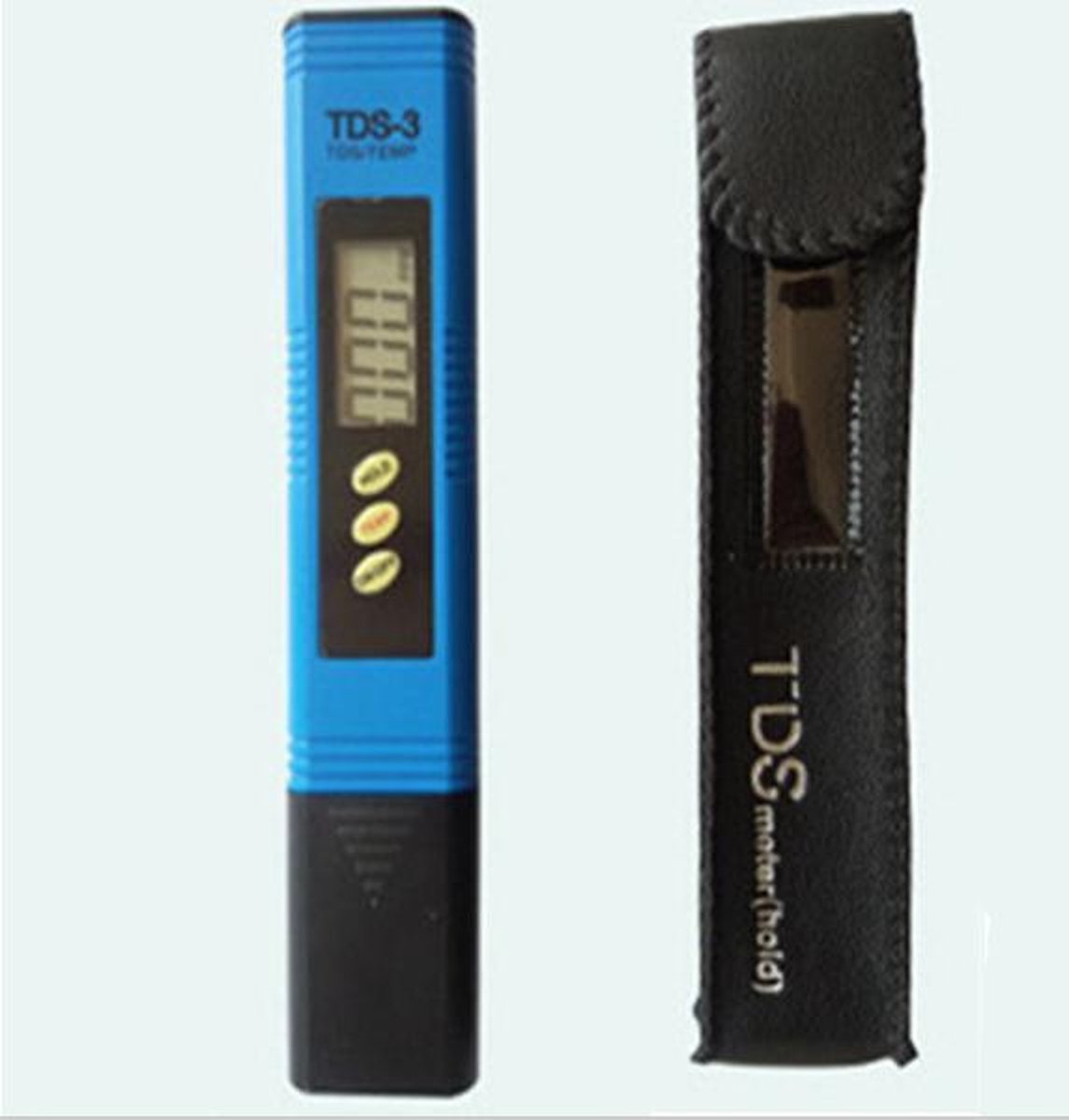 Digitale TDS Meter - LCD - Model 2022 - inclusief lederen beschermhoes - VHS