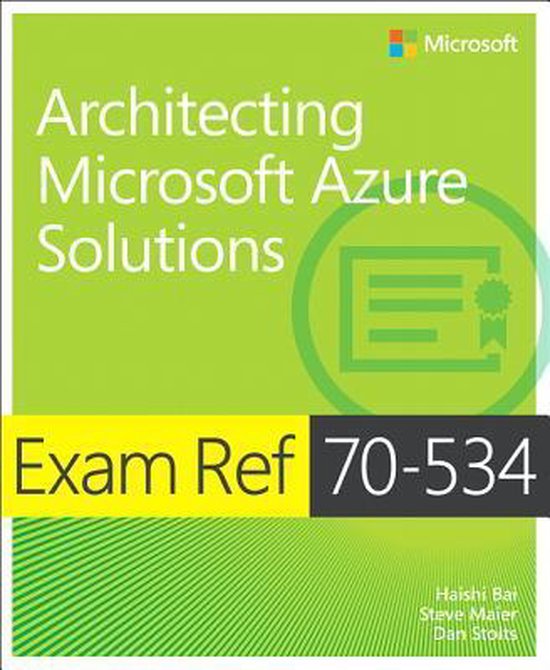 Boek cover Exam Ref 70 534 Architecting Microsoft A van Haishi Bai (Paperback)
