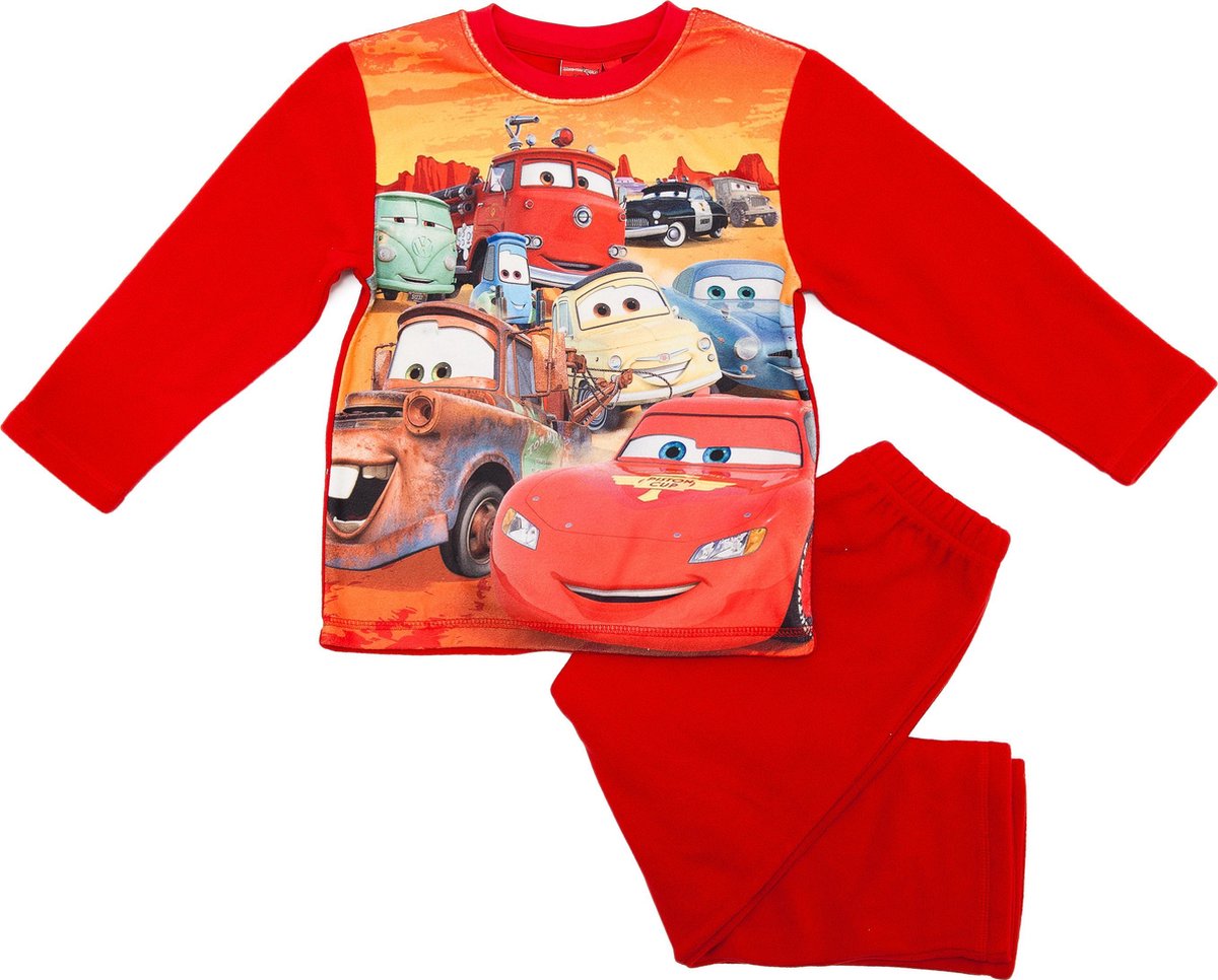 Disney Cars Jongens Pyjama - Rood - Maat 92/98 | bol.com