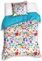 Carbotex Dekbedovertrek Verfspetters Multicolor 160 X 200 Cm
