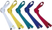 ITF Taekwon-Do band met slip 180 cm. Alle kleuren