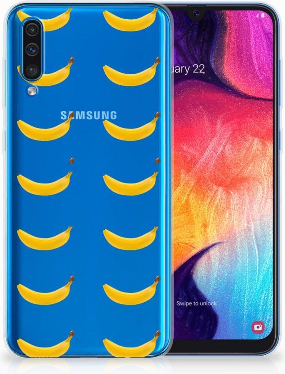 Samsung Galaxy A50 Siliconen Case Banana
