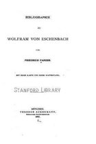 Bibliographie zu Wolfram von Eschenbach