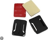 GoPro 2x Gebogen Helm Plaatjes Curved Surface Helmet Mount met 3M Sticker