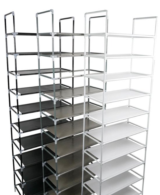 Deluxe Schoenenrek voor 20 paar - Zwart