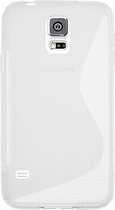 Samsung Galaxy S5 Neo Silicone Case s-style hoesje Transparant