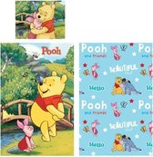 Winnie the Pooh dekbedovertrek  90 x 140 cm- eenpersoons