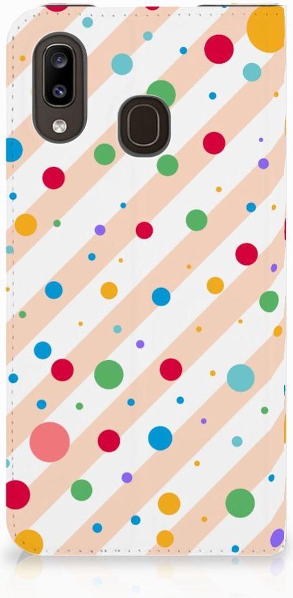 Samsung Galaxy A30 Hoesje met Magneet Dots