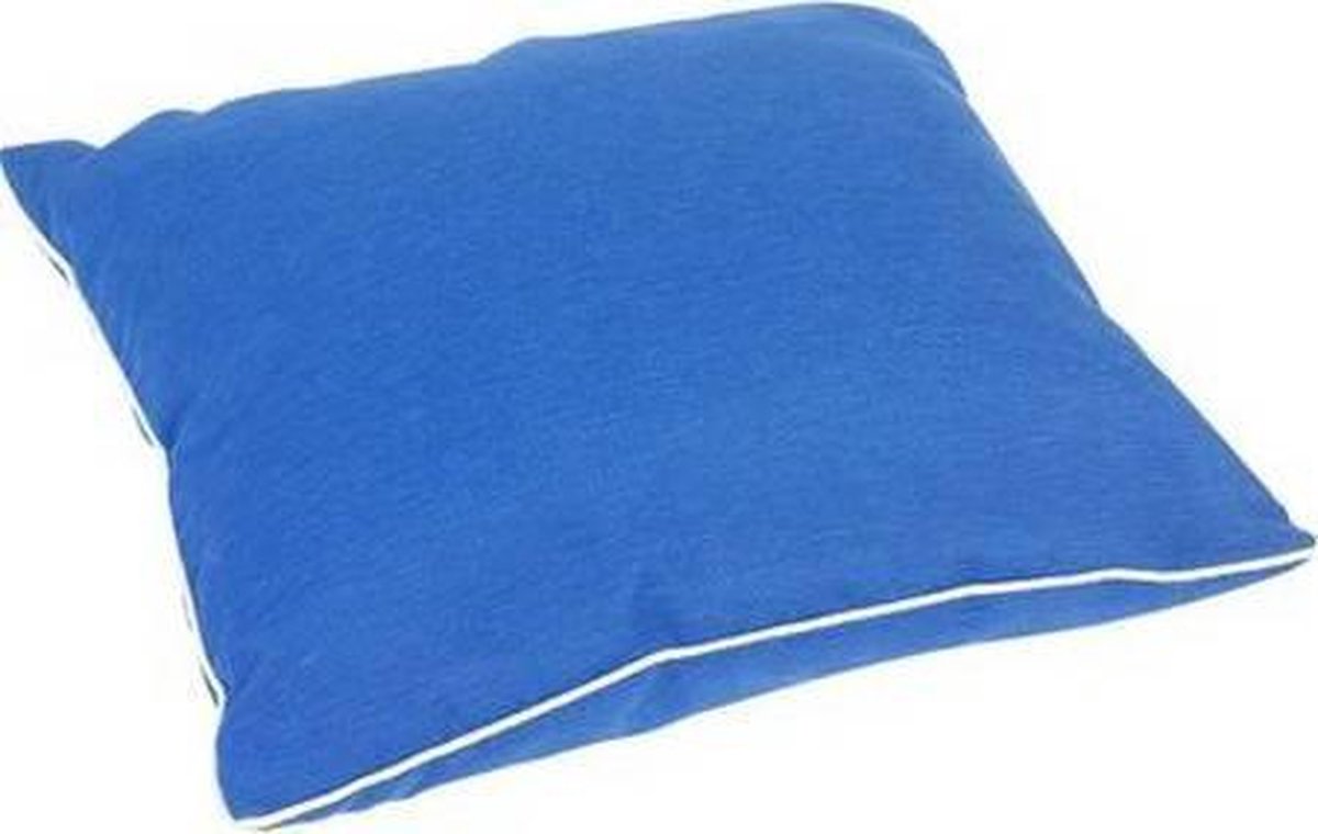 Madison sierkussen 45x45 cm Panama kobalt Blauw