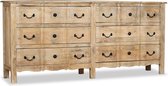 Dressoir 200x40x90 cm massief mangohout (incl. vloerviltjes)