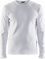 Blåkläder 3314-1032 T-shirt lange mouwen Wit maat S