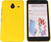 Microsoft Lumia 640 XL Hard Case Hoesje Geel Yellow
