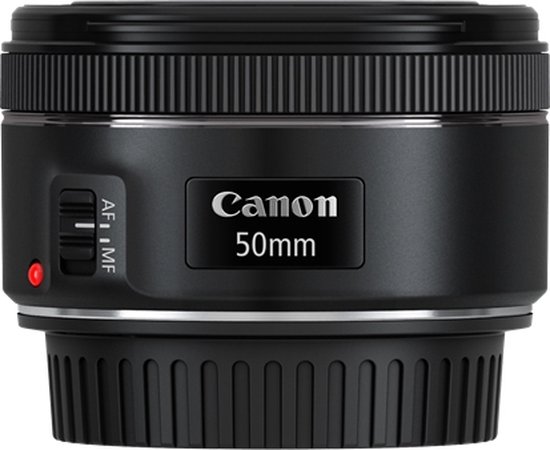 Canon EF 50mm f/1.8 STM - Zwart